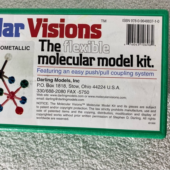 Vintage Molecular Visions The Flexible Molecular Model Kit - Picture 5 of 15